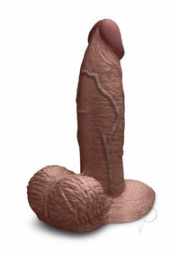 B-vibe Slipskin Dildo Girthy 6 Brn