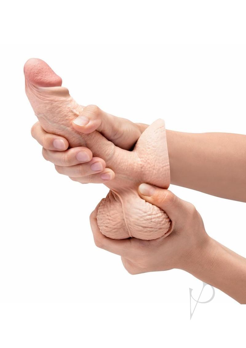 B-vibe Slipskin Dildo Girthy 6 Crm