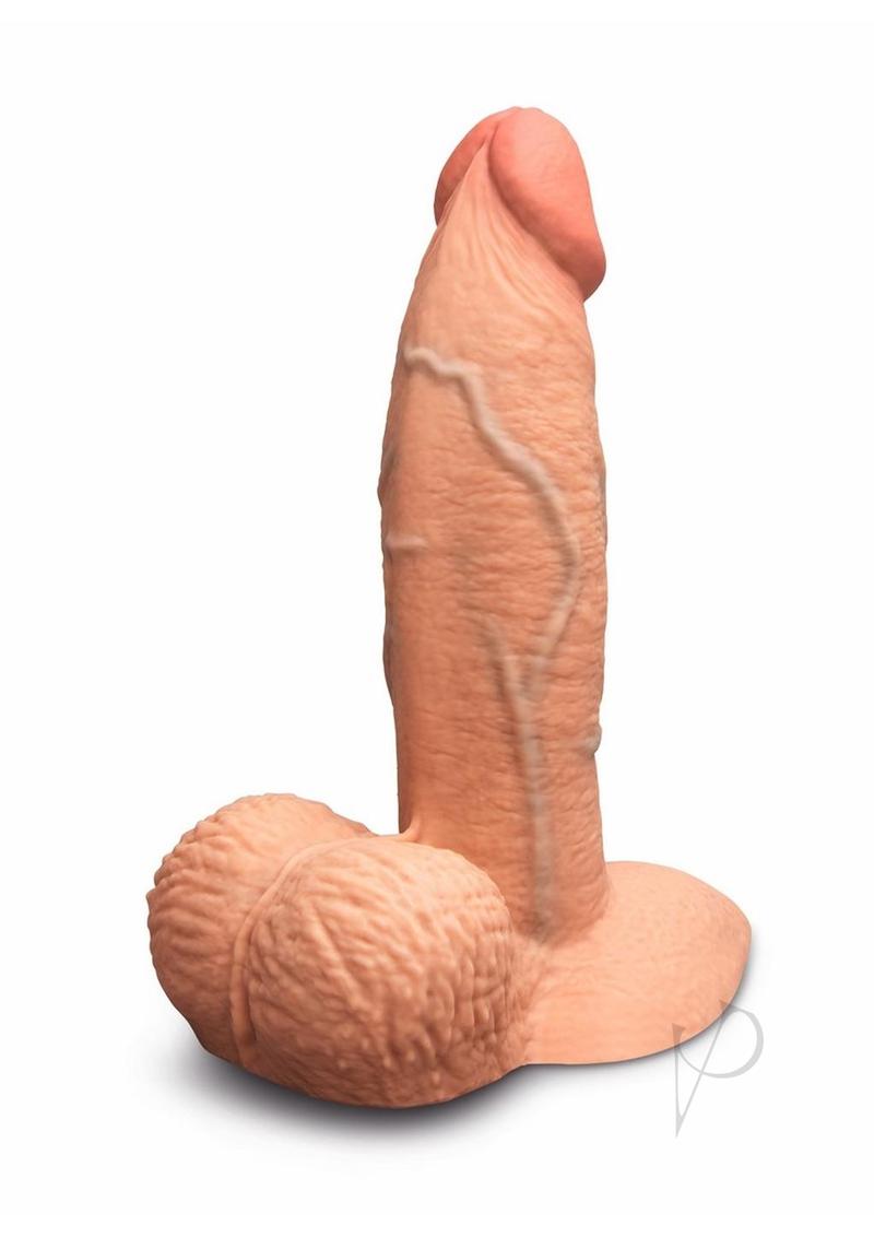 B-vibe Slipskin Dildo Girthy 6 Moc