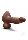 B-vibe Slipskin Dildo Girthy 8 Brn