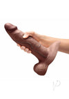 B-vibe Slipskin Dildo Girthy 9 Brn
