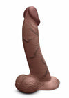 B-vibe Slipskin Dildo Curve 10 Brn