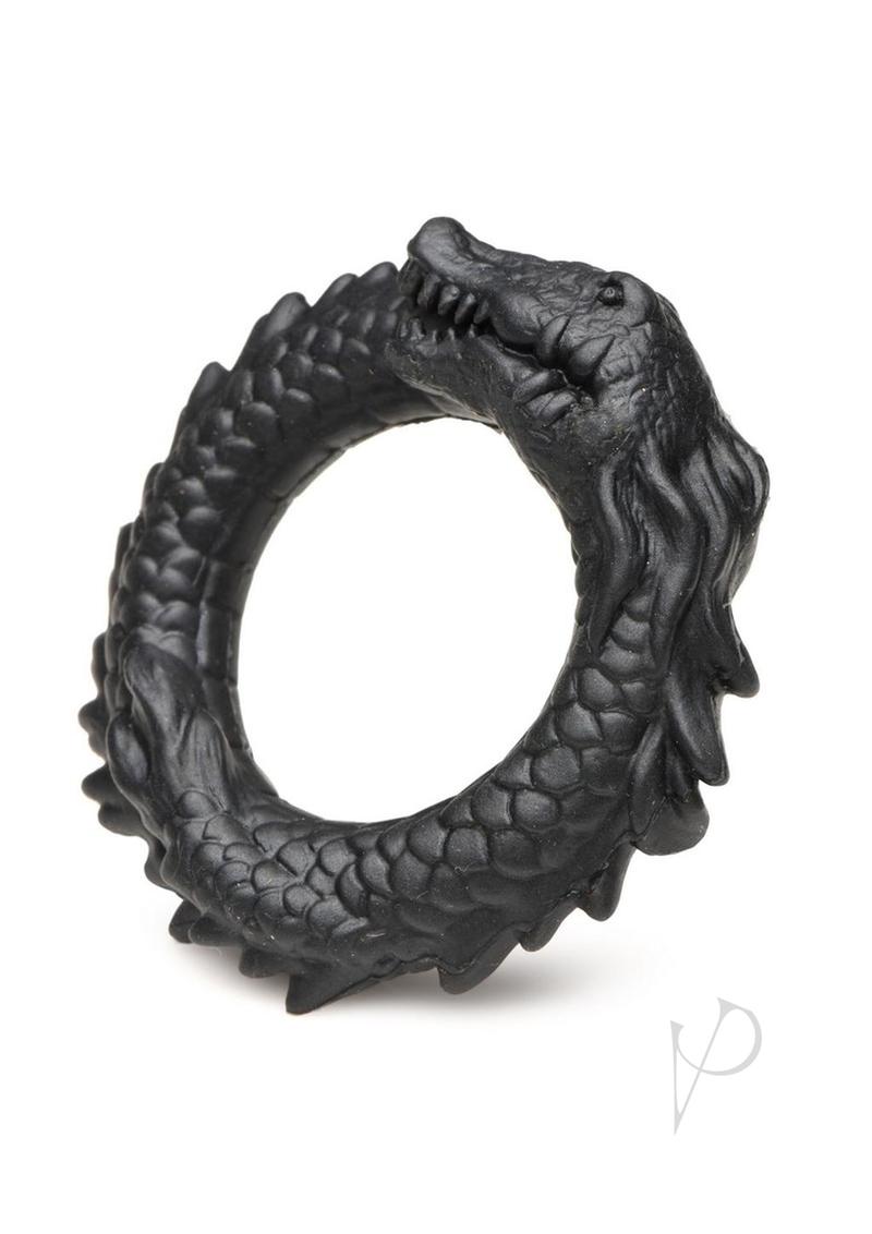 Creature Cocks Black Caiman Silicone Cock Ring