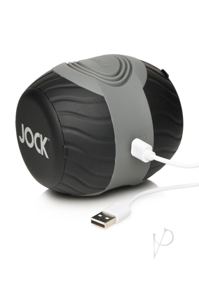 Jock Vibe Squeeze Masturbator Black