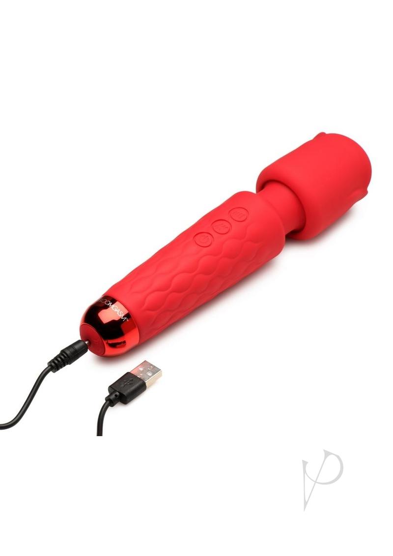 Bloomgasm Pleasure Rose Wand Red