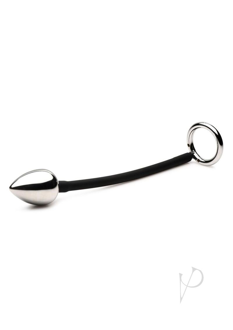 Ms Tug Plug Cock Ball Ring Black