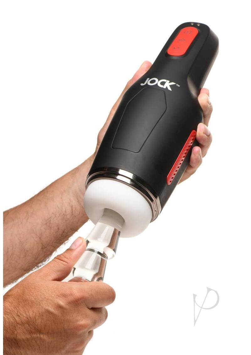 Jock 15x Suck Vibrating Masturbator Blk