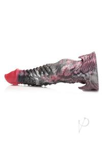 Creature Cocks Hades Silicone Dildo Medium Black & Red