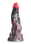 Creature Cocks Hades Silicone Dildo Medium Black & Red