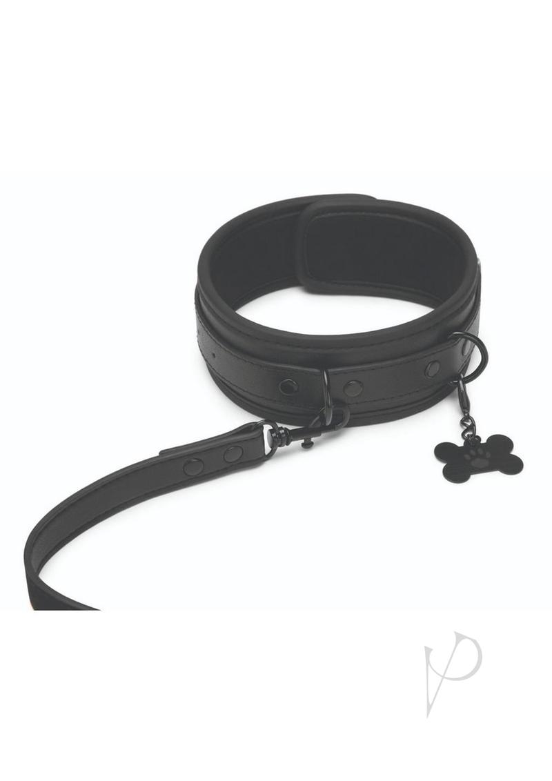 Prowler Red Collar And Leash Blk