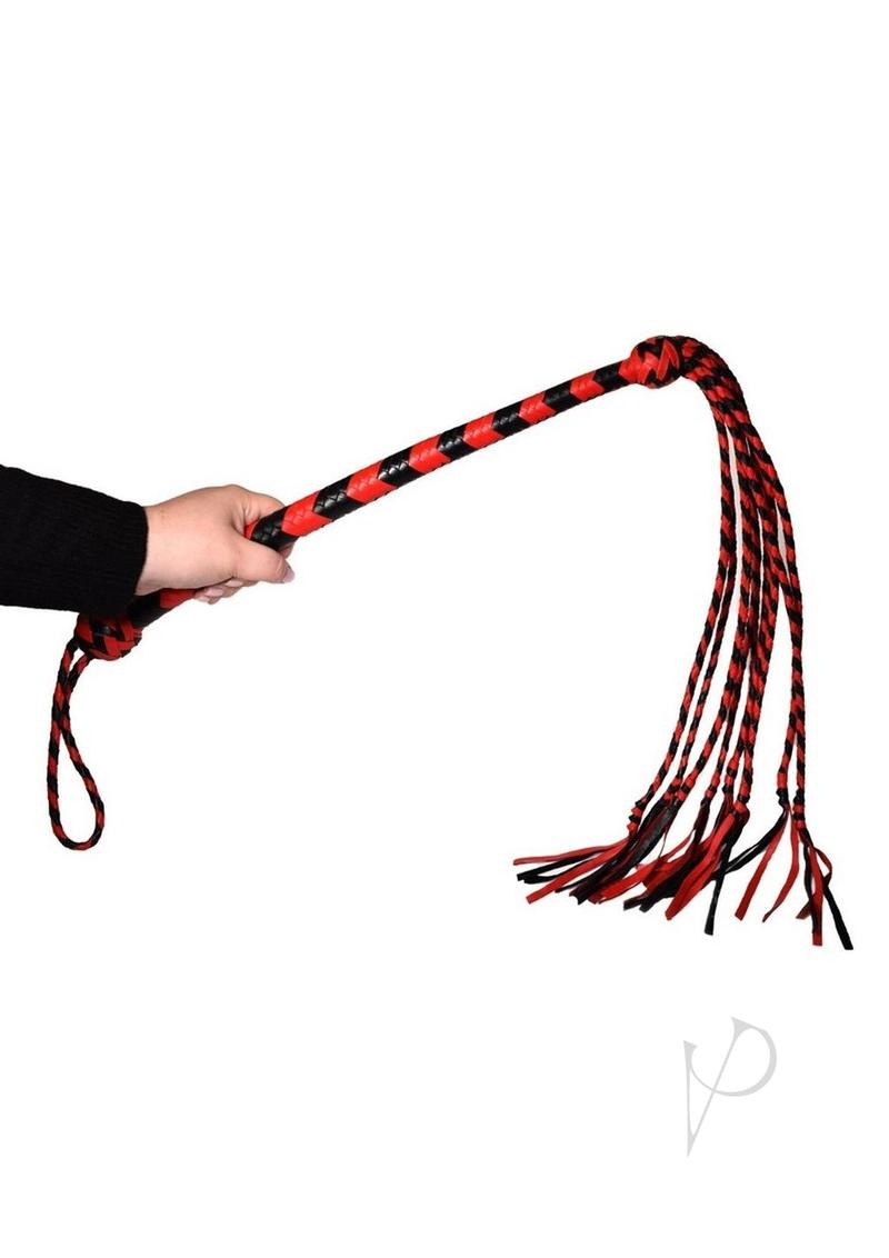 Prowler Red Long Handle Flogger Red/blk