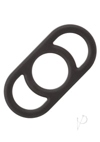 Alpha Silicone Commander Ring Black