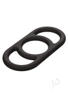 Alpha Silicone Commander Ring Black