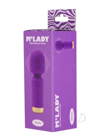 Mlady Mini Vibrating Wand Purple