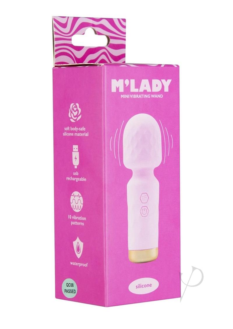 Mlady Mini Vibrating Wand Pink
