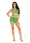 Mary Jane Wrap Bra Short Os Grn