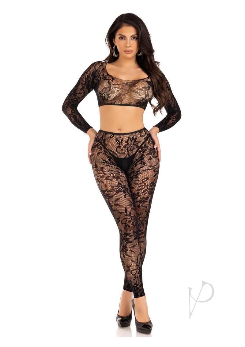 Seamless Chantil Footless Tights Os Blk