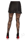 Wild Rose Net Tights Os Blk