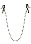 Nipple Clamps - Silver Beaded