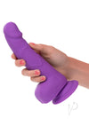 Neon Silicone Studs 6 Dildo Purple