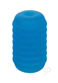 Pop Sock Ribbed Stroker Blue