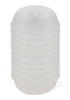 Pop Sock Ribbed Stroker Clear