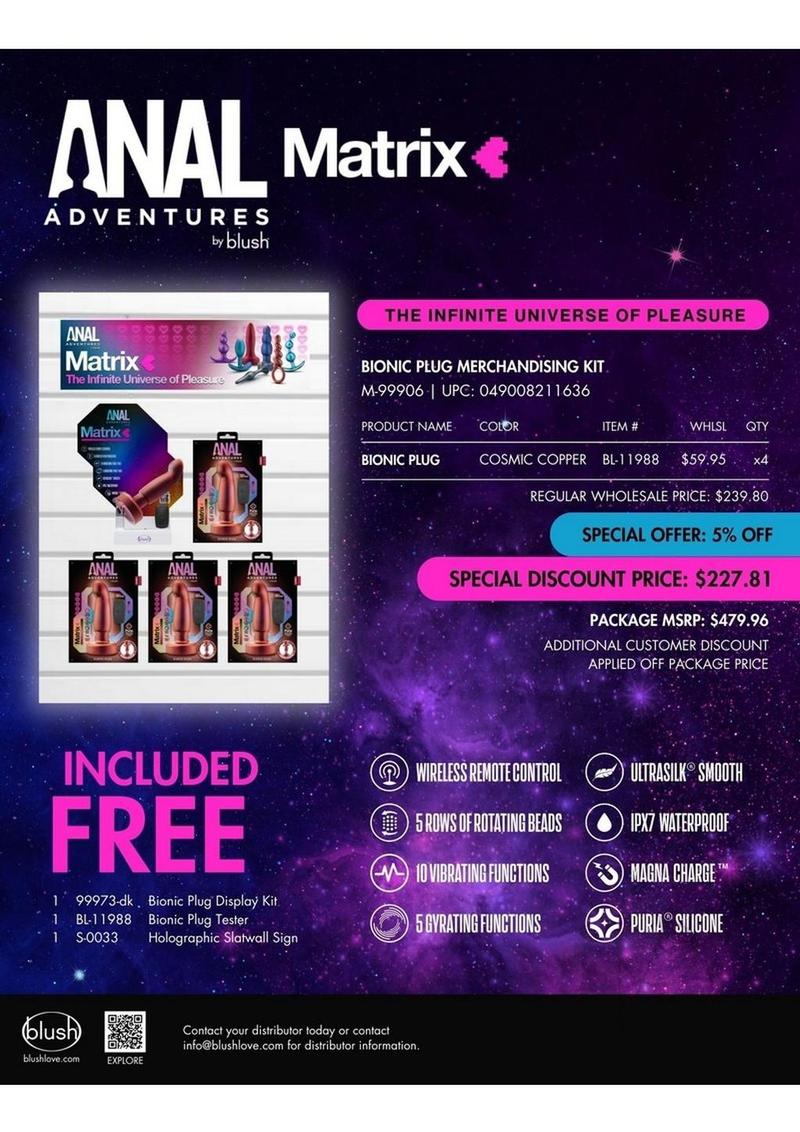 Anal Adv Matrix Bionic Merch Kit