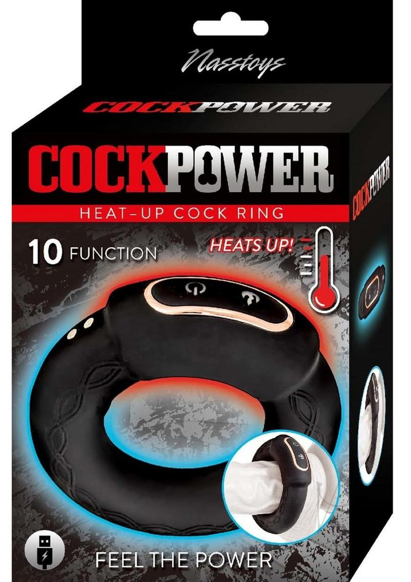 Cockpower Heat Up Cock Ring Blk