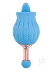 Clit Tastic Rose Bud Dual Massager Blu