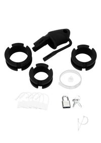 Blueline Cock Cage Ball Divider Blk