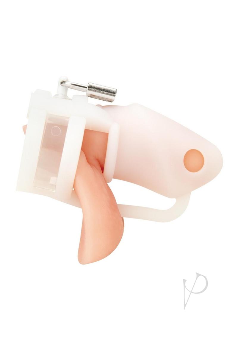 Blueline Cock Cage Ball Divider Wht