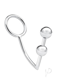 Blueline 2 Bead Anal Hook Ring 45mm