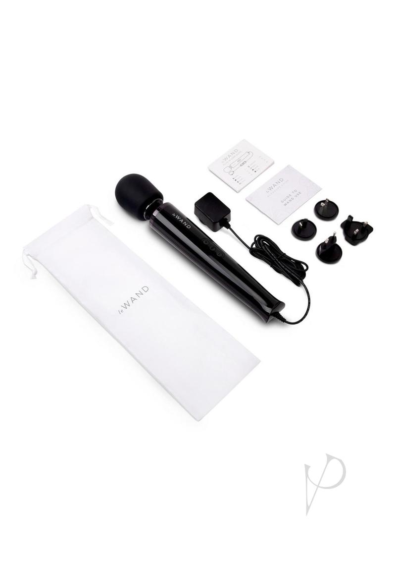 Le Wand Plugin Massager Sky Blk