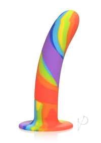 Simply Sweet Rainbow Silicone Dildo