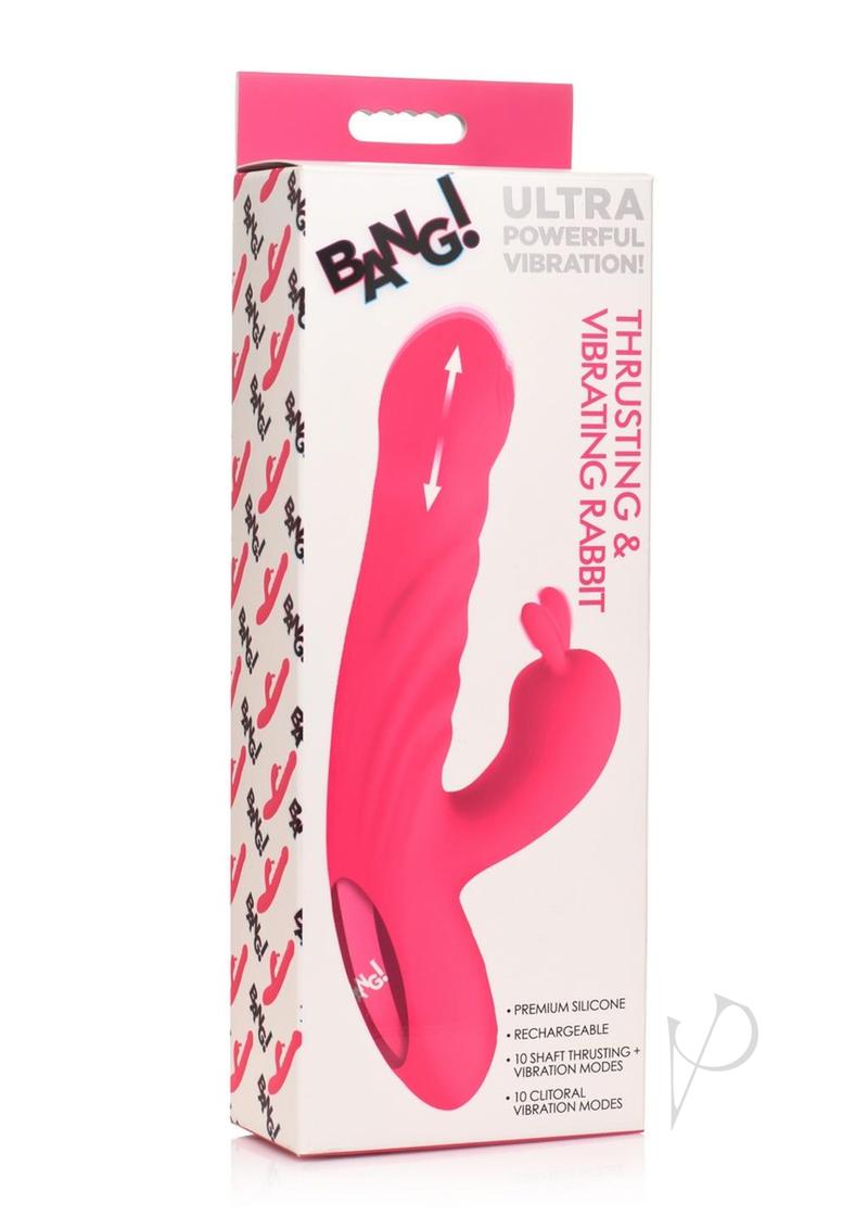 Bang Thrusting Vibrating Rabbit Pink