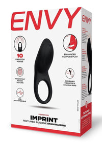 Envy Toys Imprint Textured Stamina Ring