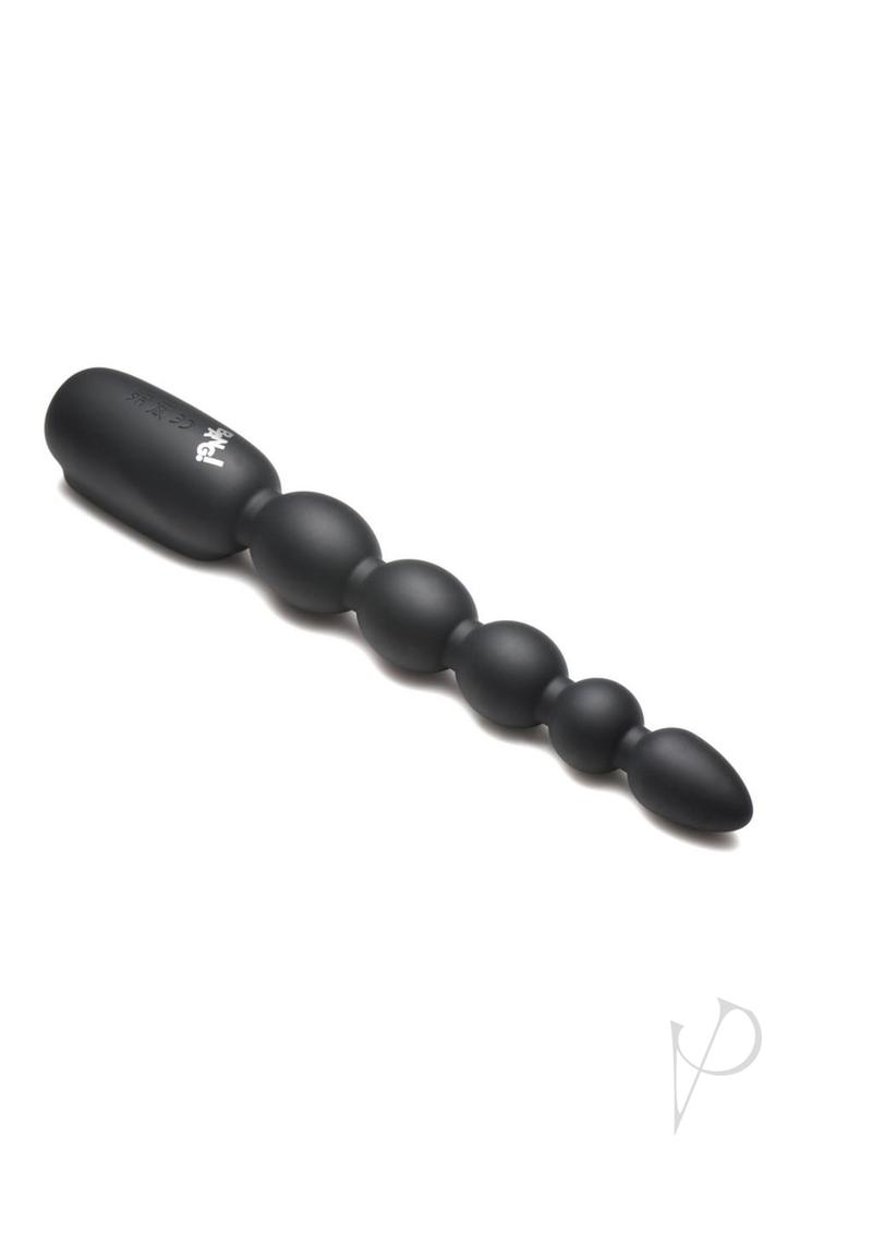 Bang Digital Silicone Anal Beads Black