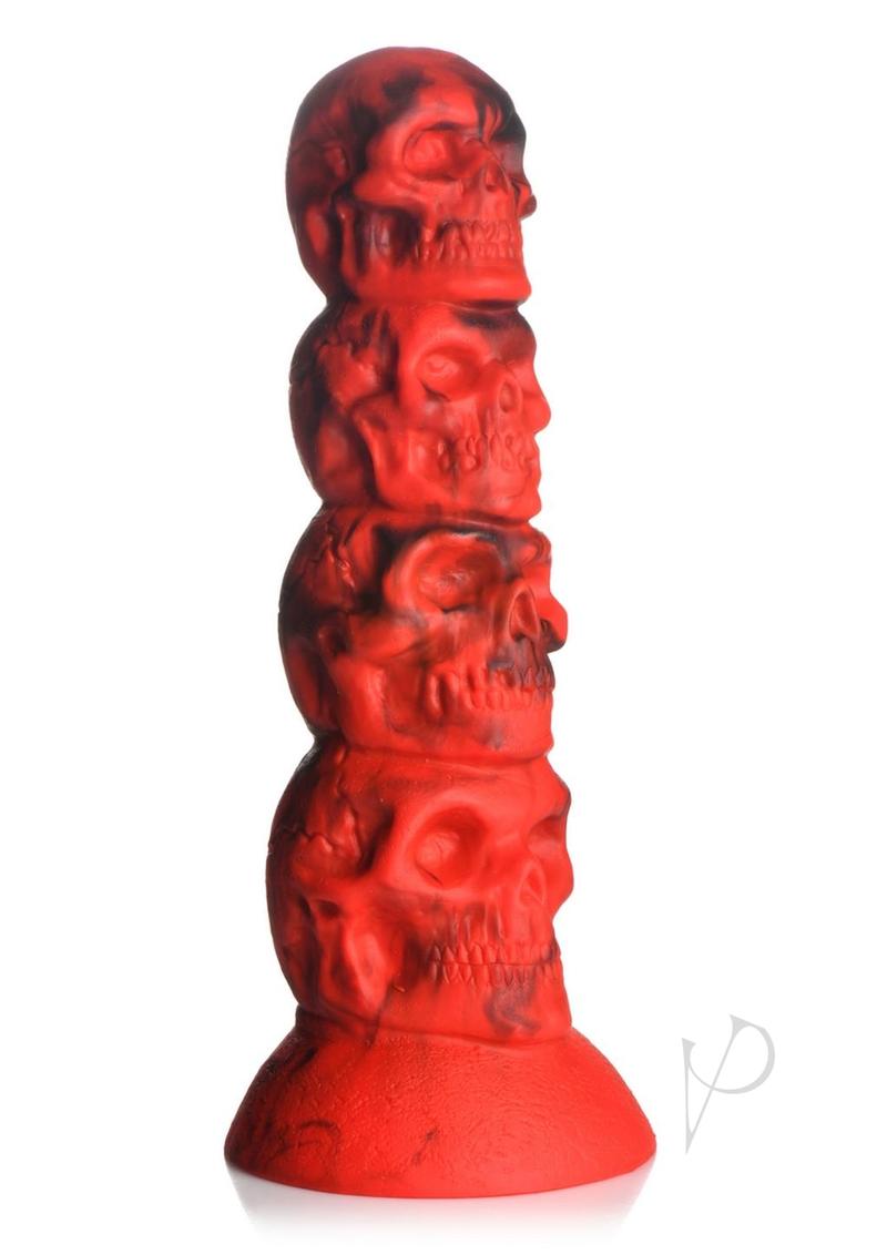 Creature Cock Doom Red and Black Dildo