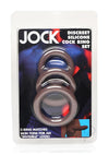 Jock Discrete Silic Cockring Set Drk
