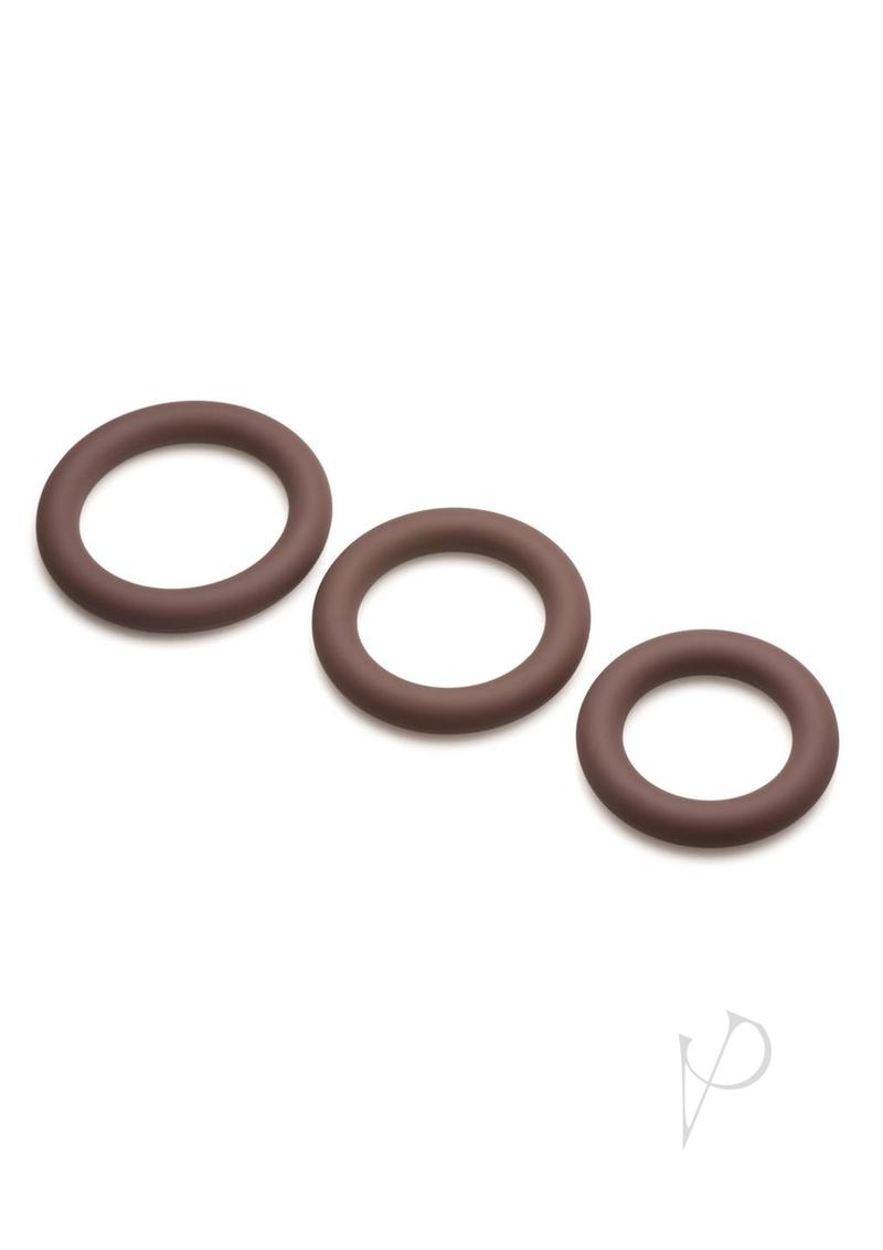 Jock Discrete Silic Cockring Set Drk