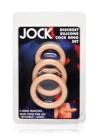 Jock Discrete Silic Cockring Set Lt