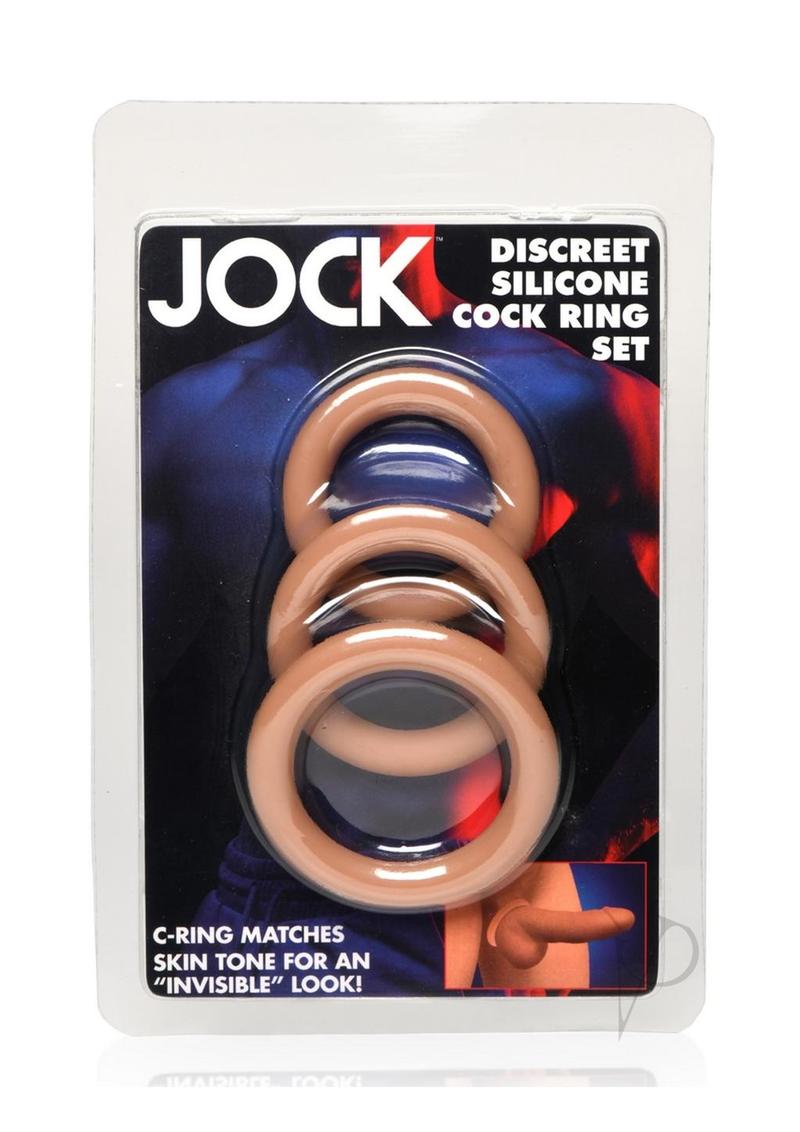 Jock Descrete Silic Cockring Set Md