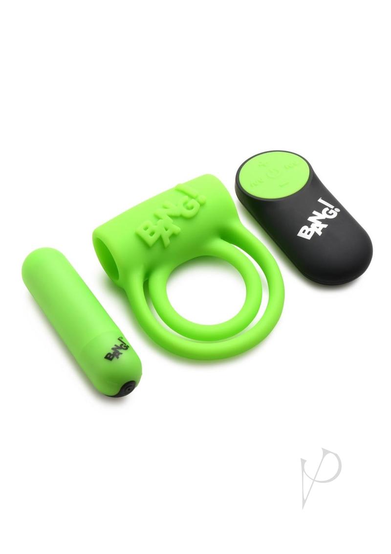 Bang 28x Gitd Cock Ring W/remote