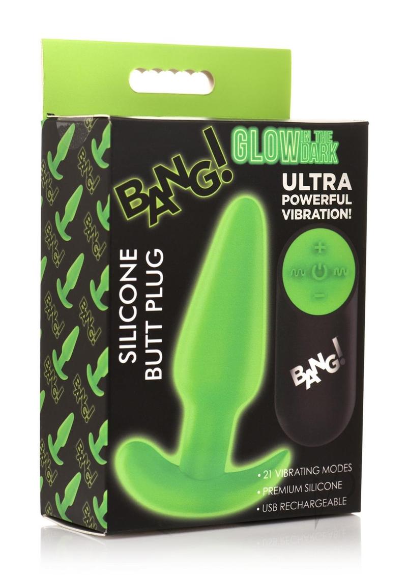 Bang 21x Gitd Butt Plug W/remote