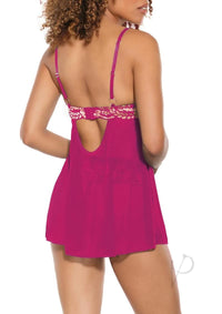 Babydoll Thong Pnk/rse Gld Lg