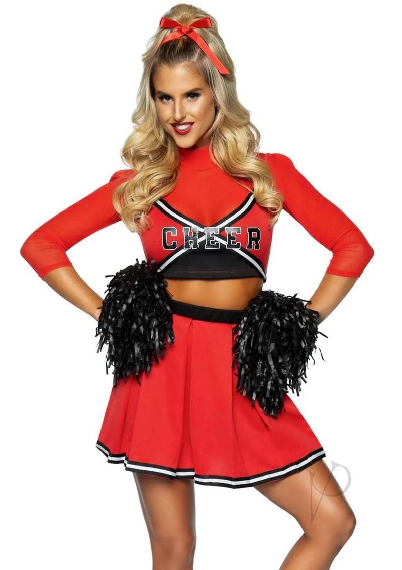 Varsity Babe 3pc Set Xs Red