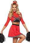 Varsity Babe 3pc Set Xs Red