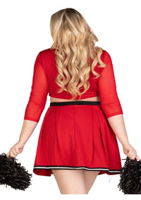 Varsity Babe 3pc Set 1x/2x Red