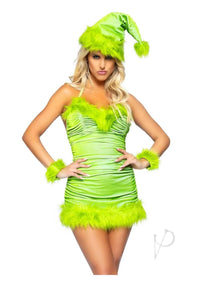 Christmas Baddie 3pc Set Xs Green