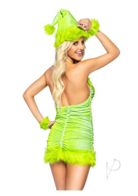 Christmas Baddie 3pc Set Xs Green